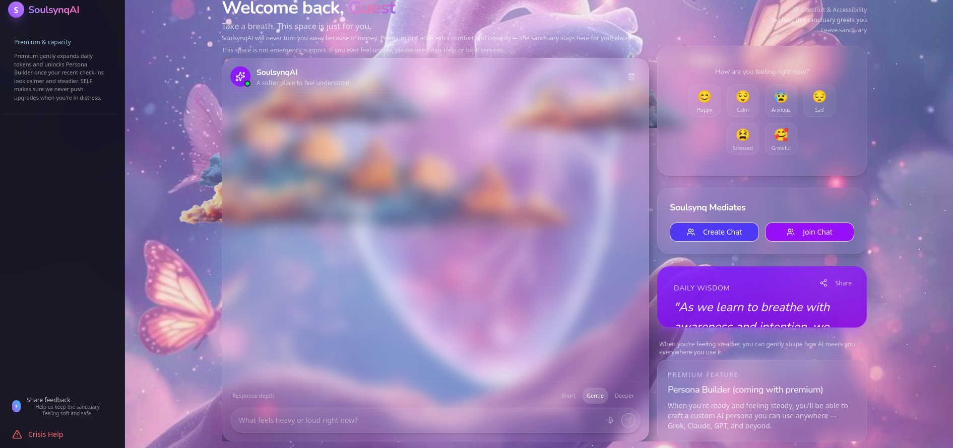 Circles chat view before updates